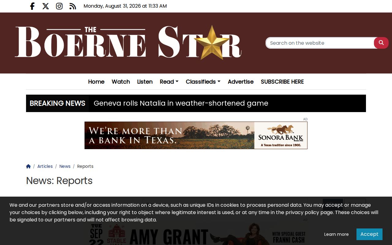 Kendall County Boerne Star Area Crime Reports archive